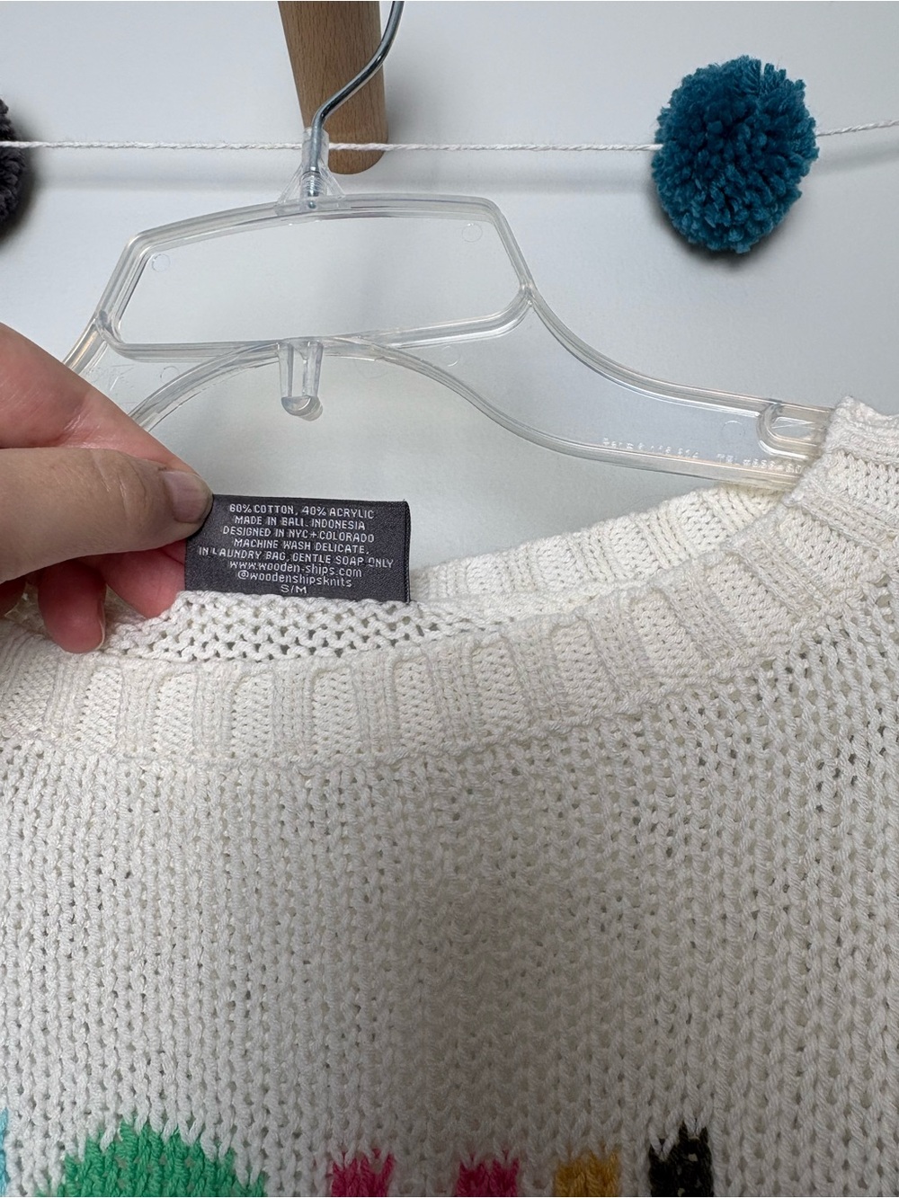 Wooden Ships White Tequila Crewneck Sweater - Picture 4 of 8